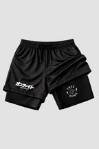 Short de compressão 2 em 1 jiu-jitsu Free Hugs