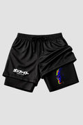 Short de compressão  2 em 1 MMA Fist Power