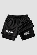 Short de compressão 2 em 1 jiu-jitsu Fighter