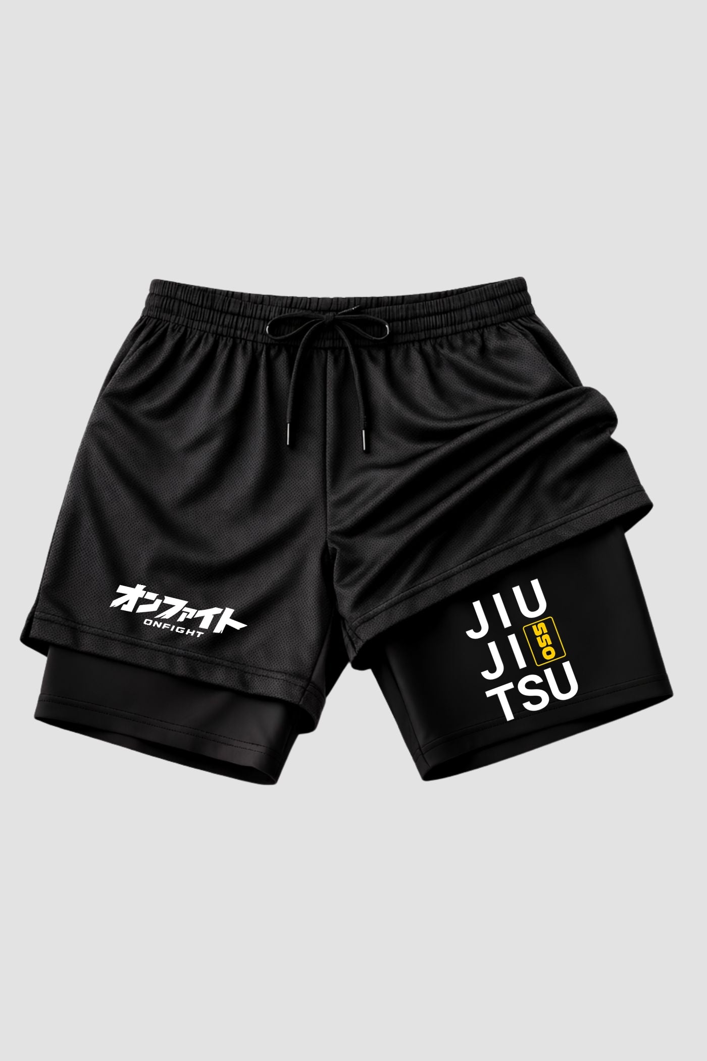 Short de compressão 2 em 1 jiu-jitsu Oss Vertical Jiu-Jitsu