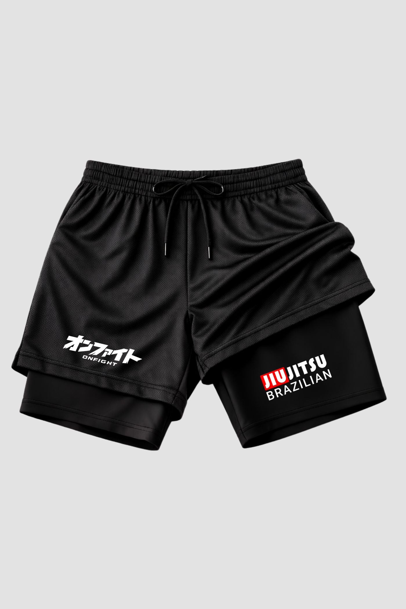 Short de compressão 2 em 1 jiu-jitsu Brazilian Jiu-Jitsu Supreme