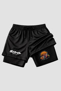 Short de compressão 2 em 1 jiu-jitsu Lion Killer