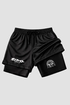 Short de compressão 2 em 1 jiu-jitsu Submission Flow