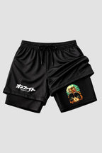 Short de compressão  2 em 1 boxe Tigre Boxeador