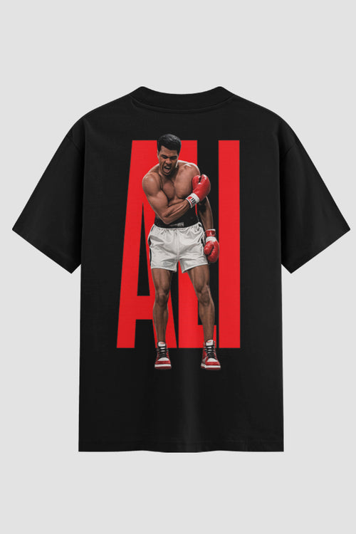 Camiseta Oversized Suedine Boxe muhammad ali