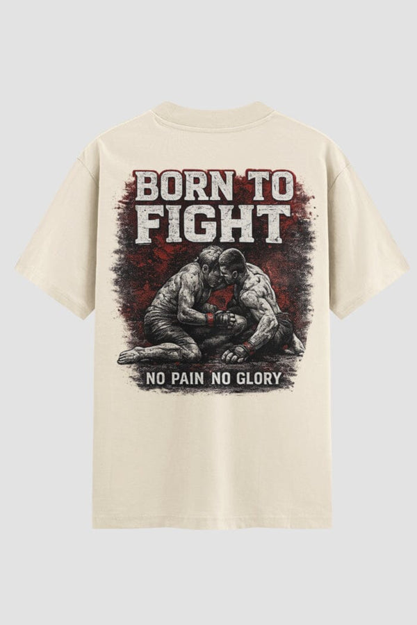 Camiseta Oversized Suedine Born to Fight – Limited Edition