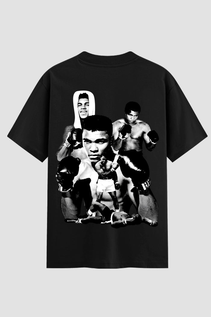 Camiseta Oversized Suedine Boxe Ali The Legacy