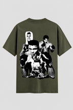 Camiseta Oversized Suedine Boxe Ali The Legacy