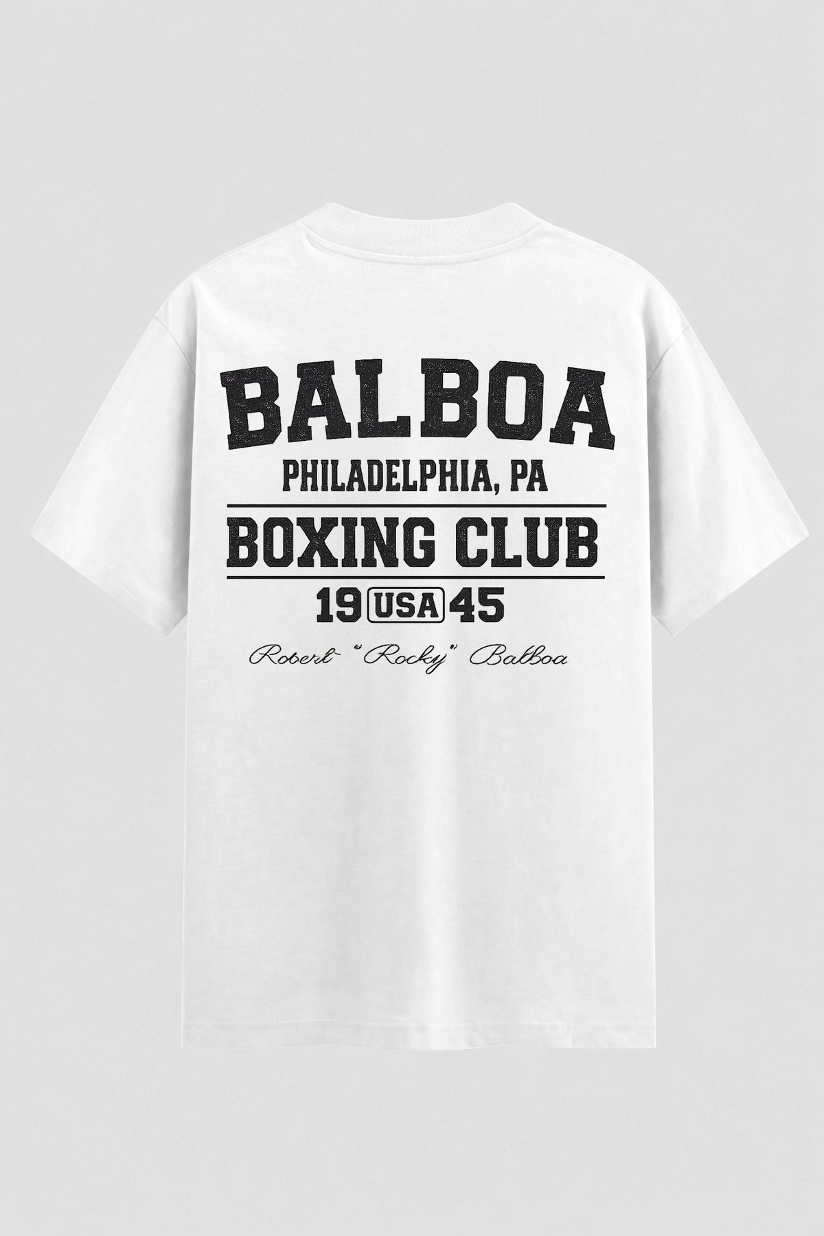 Camiseta Oversized Suedine Boxe Balboa Boxing Club