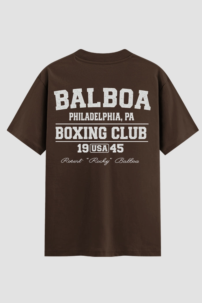 Camiseta Oversized Suedine Boxe Balboa Boxing Club