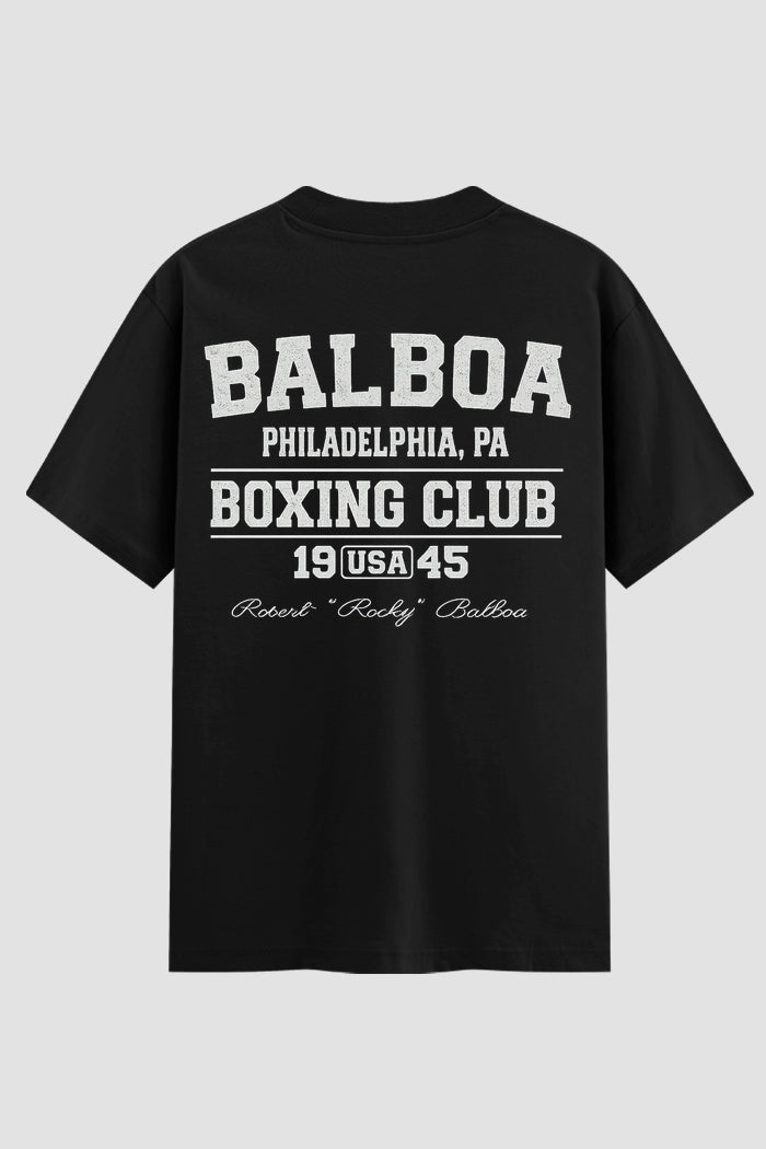 Camiseta Oversized Suedine Boxe Balboa Boxing Club