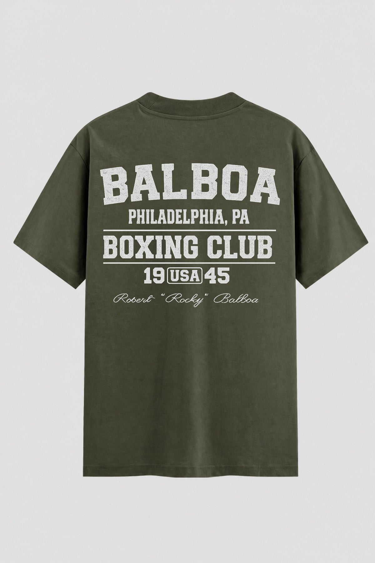 Camiseta Oversized Suedine Boxe Balboa Boxing Club