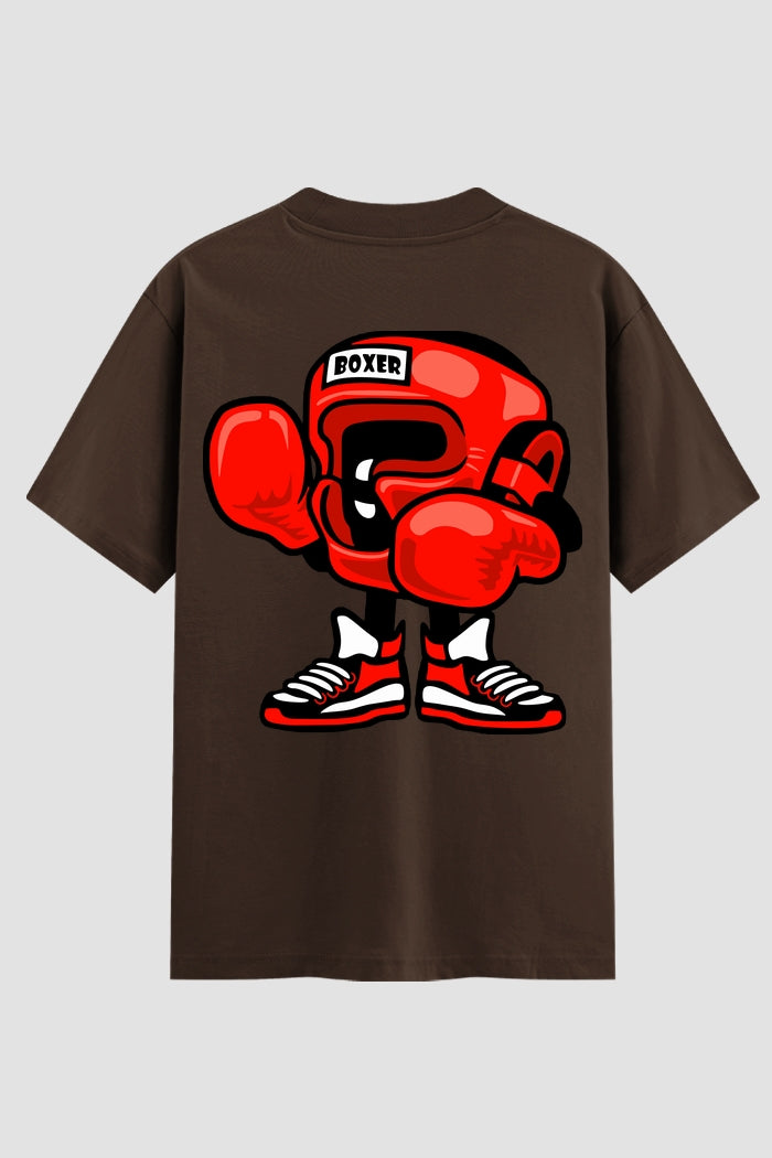 Camiseta Oversized Suedine Boxe Boxer Junior