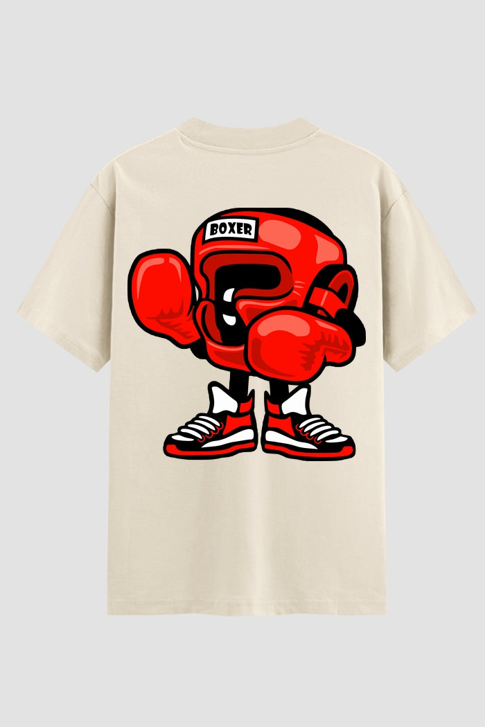 Camiseta Oversized Suedine Boxe Boxer Junior