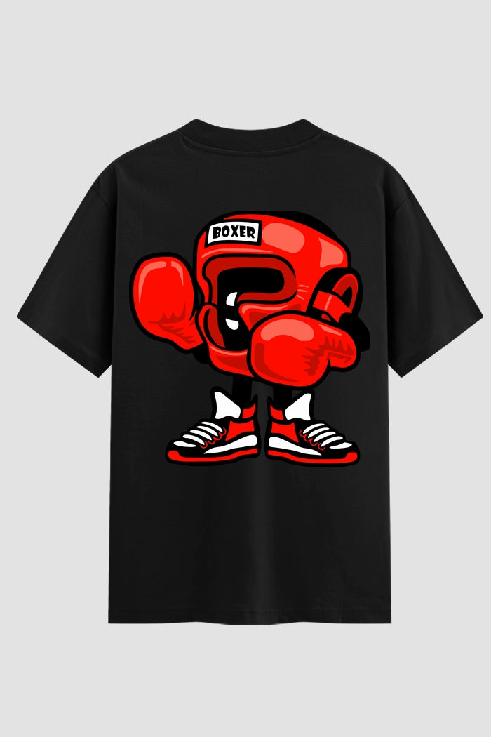 Camiseta Oversized Suedine Boxe Boxer Junior