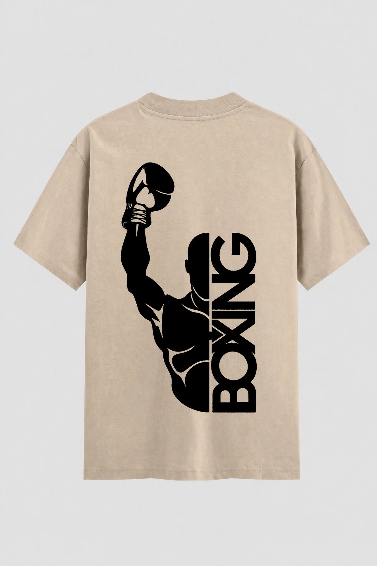 Camiseta Oversized Suedine Boxe Boxing Power