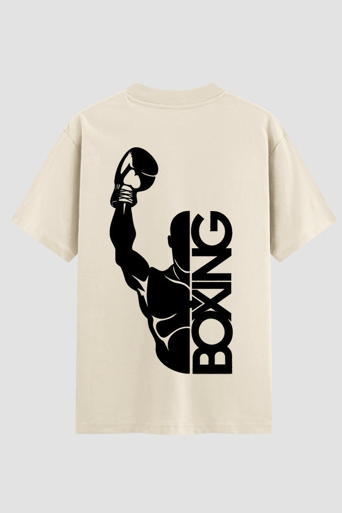 Camiseta Oversized Suedine Boxe Boxing Power