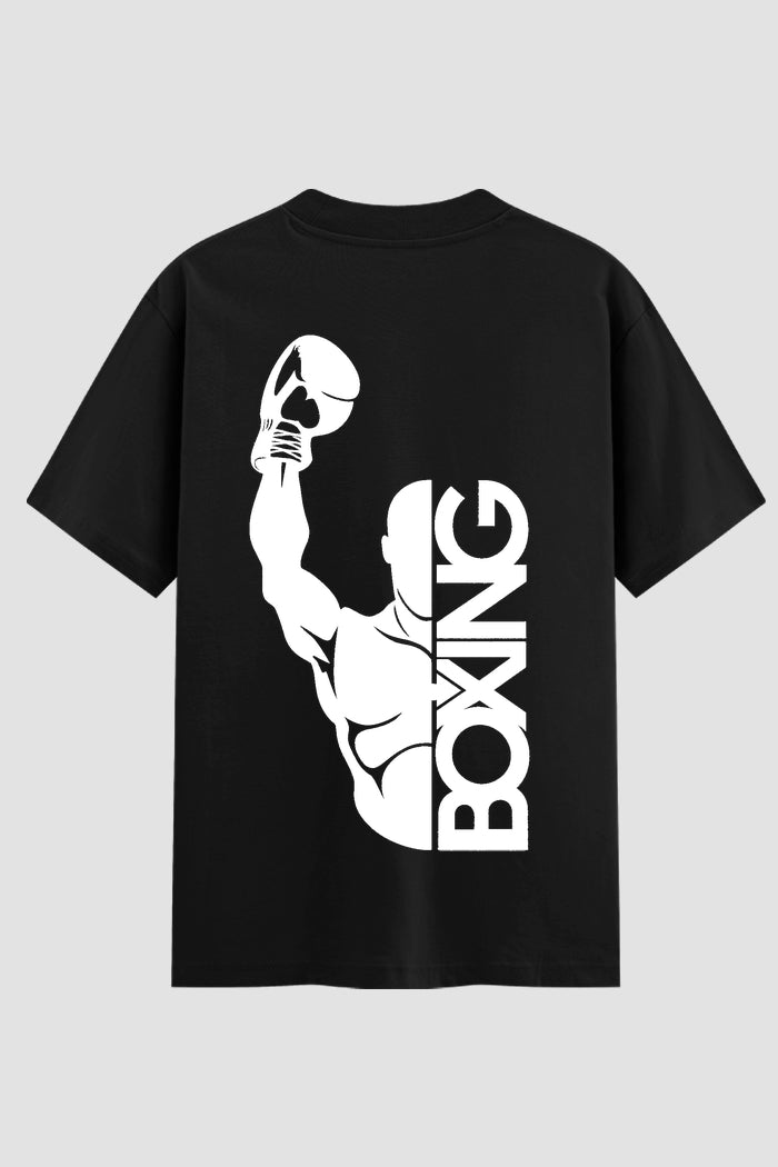 Camiseta Oversized Suedine Boxe Boxing Power
