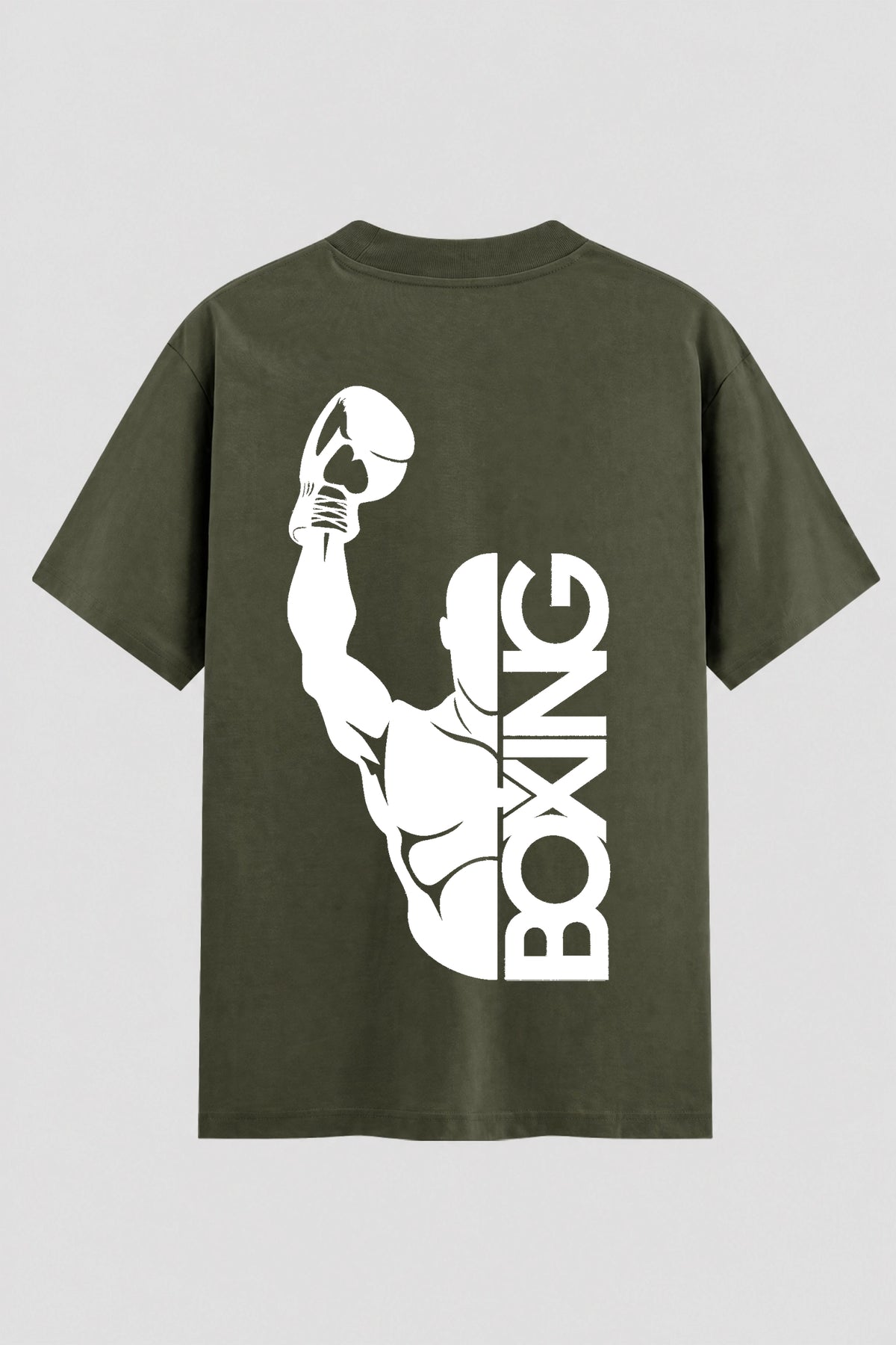 Camiseta Oversized Suedine Boxe Boxing Power