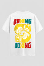 Camiseta Oversized Suedine Boxe Boxing vs Boxing