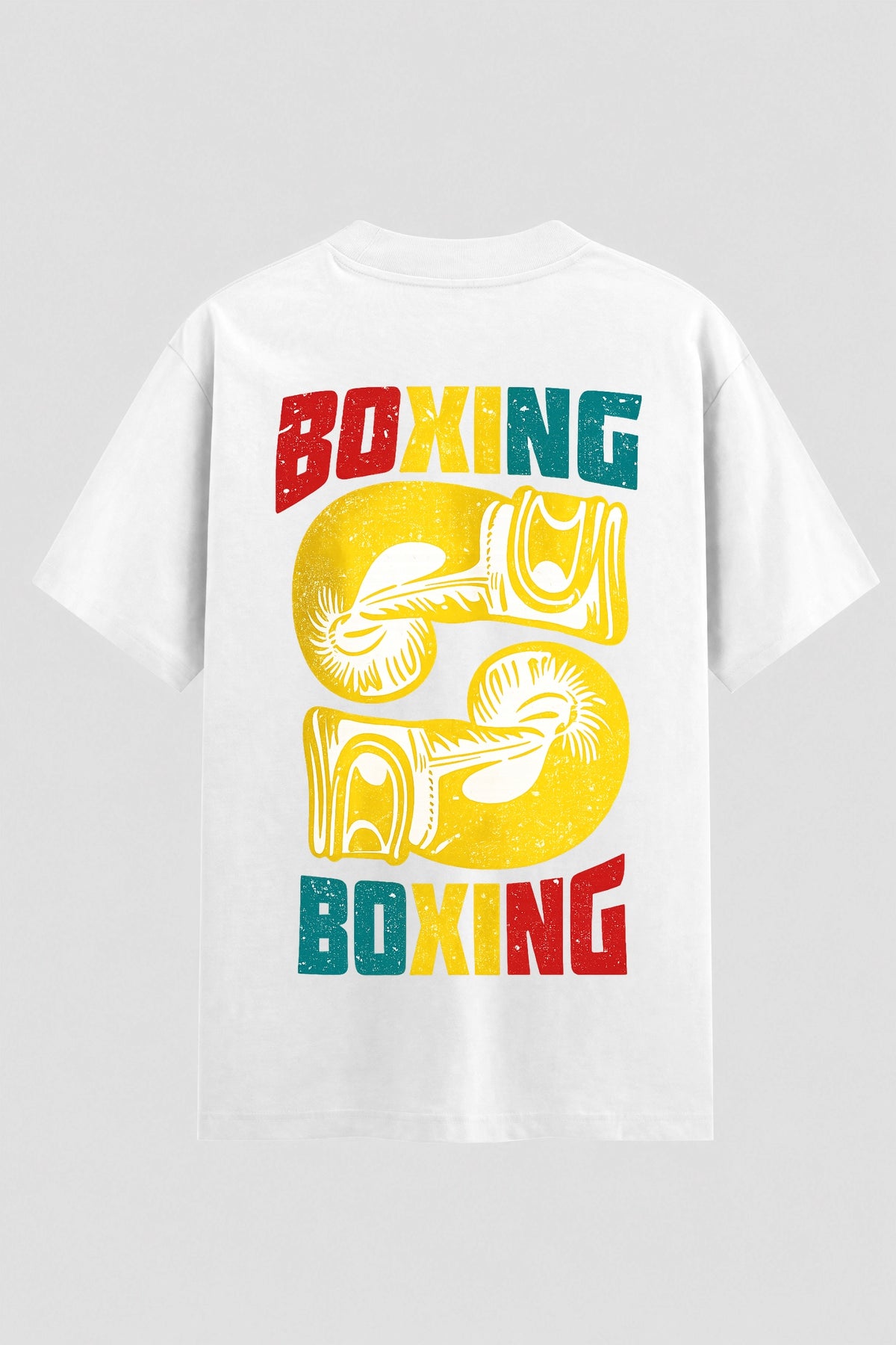 Camiseta Oversized Suedine Boxe Boxing vs Boxing