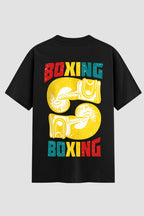 Camiseta Oversized Suedine Boxe Boxing vs Boxing