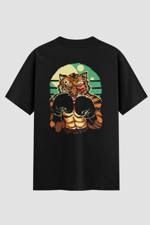 Camiseta Oversized Suedine Boxe Eye of the Tiger