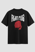 Camiseta Oversized Boxe Fight Club Punho Cerrado Oversized Boxe OnFight P Preto Masculino