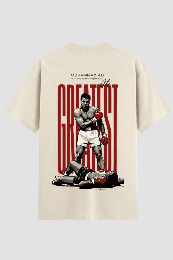 Camiseta Oversized Suedine Boxe Float Like a Butterfly