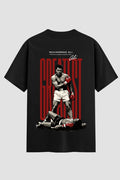 Camiseta Oversized Suedine Boxe Float Like a Butterfly