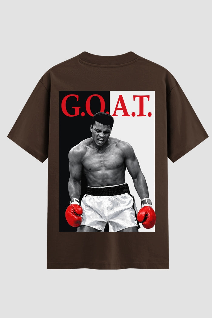 Camiseta Oversized Suedine Boxe GOAT