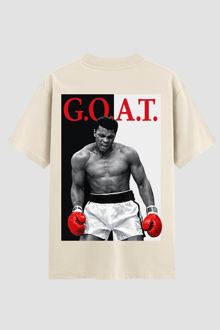 Camiseta Oversized Suedine Boxe GOAT