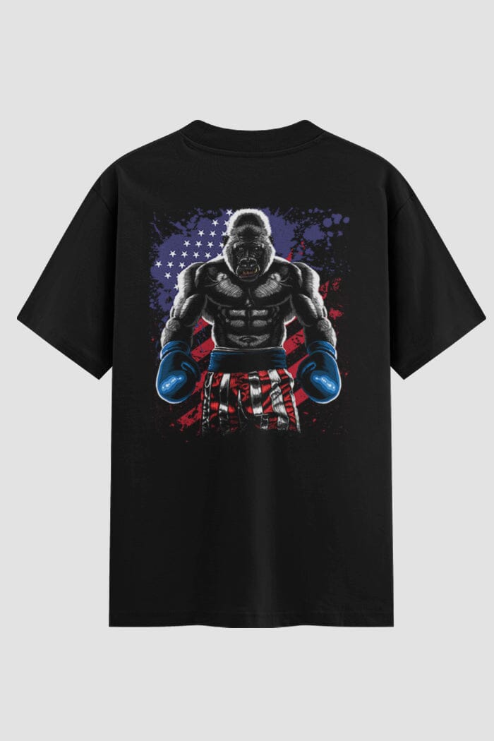 Camiseta Oversized Boxe Gorilla Boxing