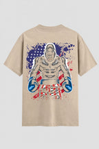 Camiseta Oversized Suedine Boxe Gorilla Boxing