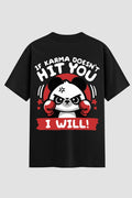 Camiseta Oversized Suedine boxe hit you