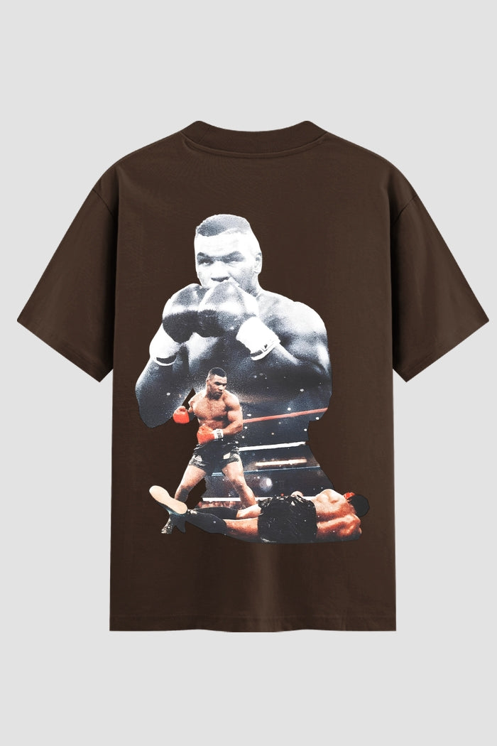 Camiseta Oversized Suedine Boxe Luta Mike