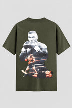 Camiseta Oversized Suedine Boxe Luta Mike