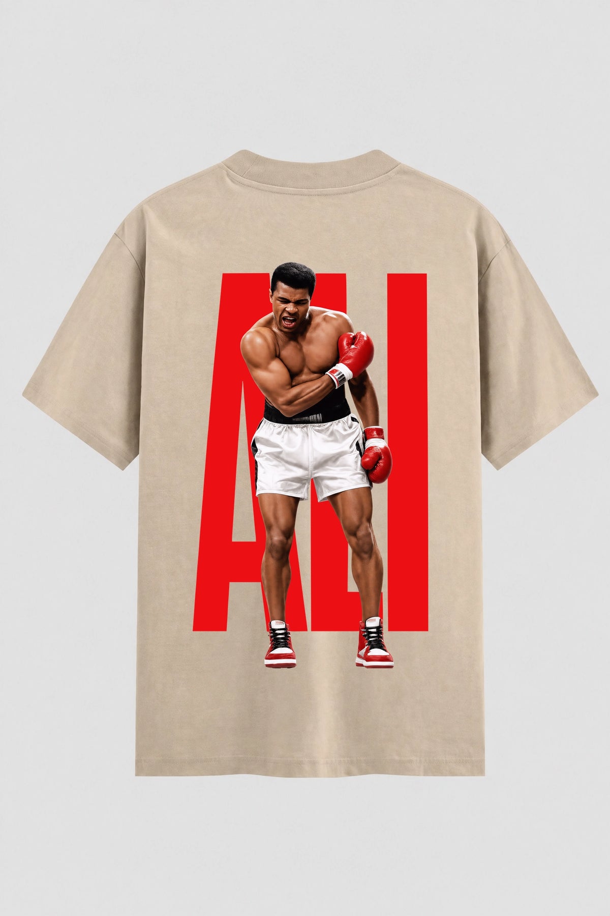 Camiseta Oversized Suedine Boxe muhammad ali