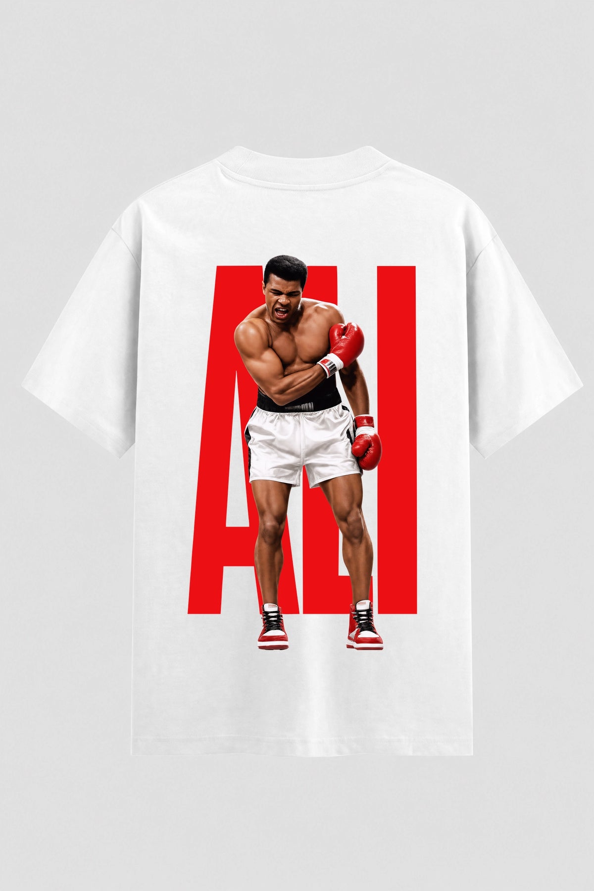 Camiseta Oversized Suedine Boxe muhammad ali