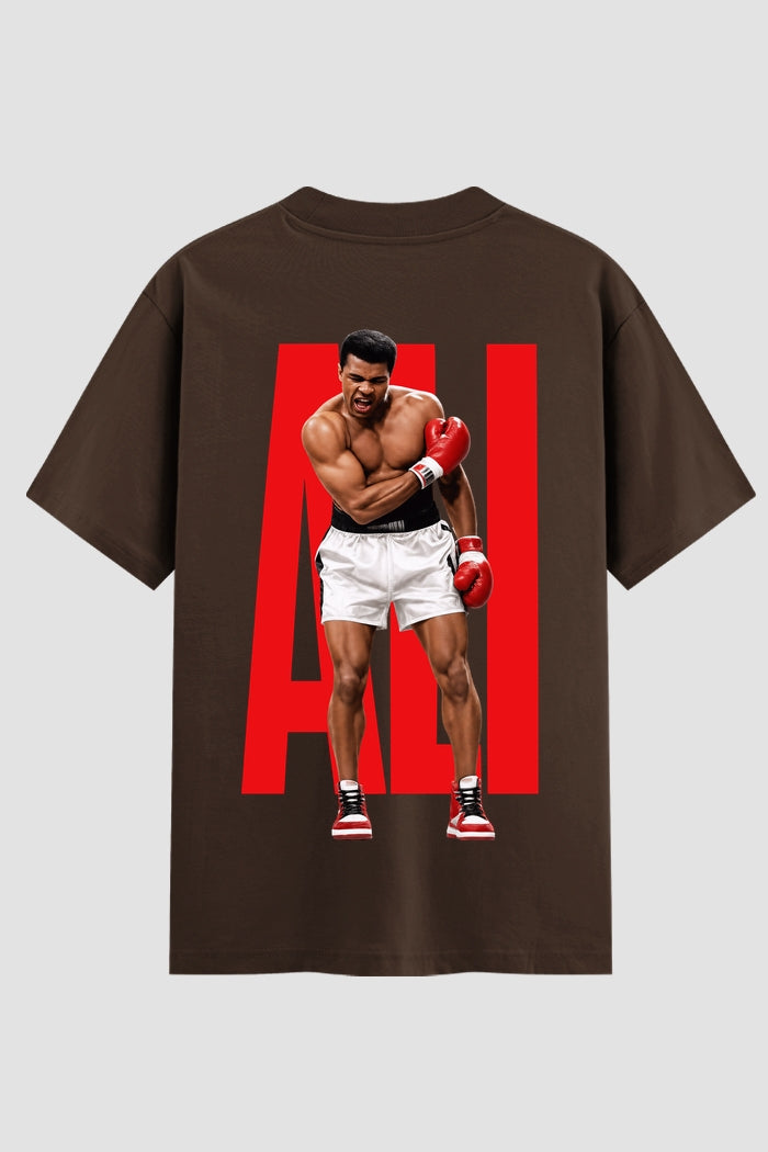 Camiseta Oversized Suedine Boxe muhammad ali