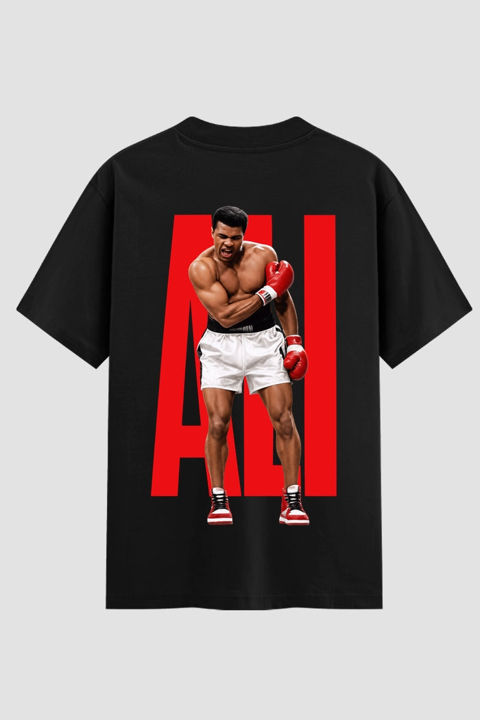 Camiseta Oversized Suedine Boxe muhammad ali