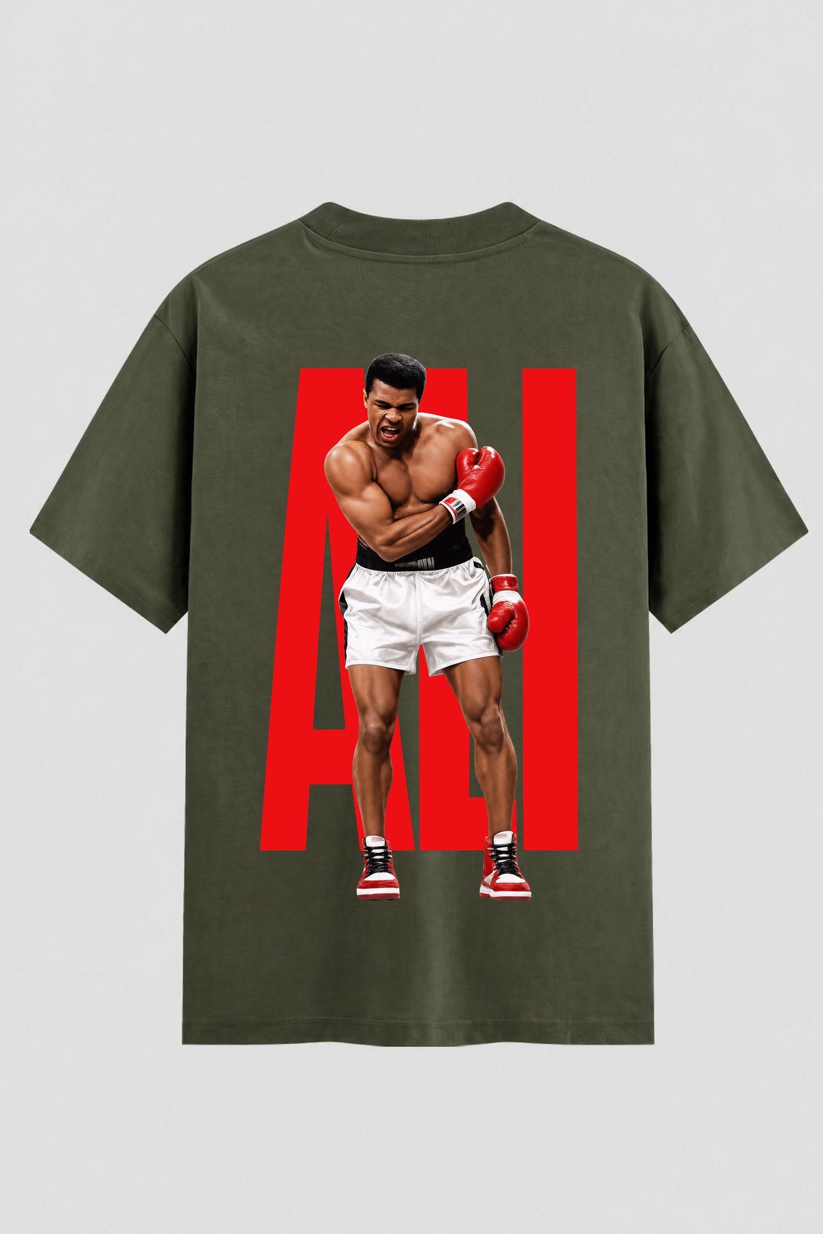 Camiseta Oversized Suedine Boxe muhammad ali
