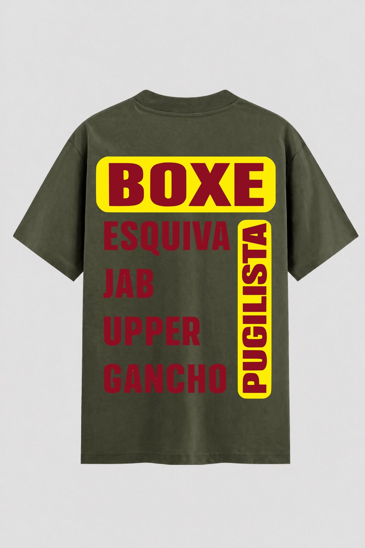 Camiseta Oversized Suedine Boxe Pugilista – Onfight