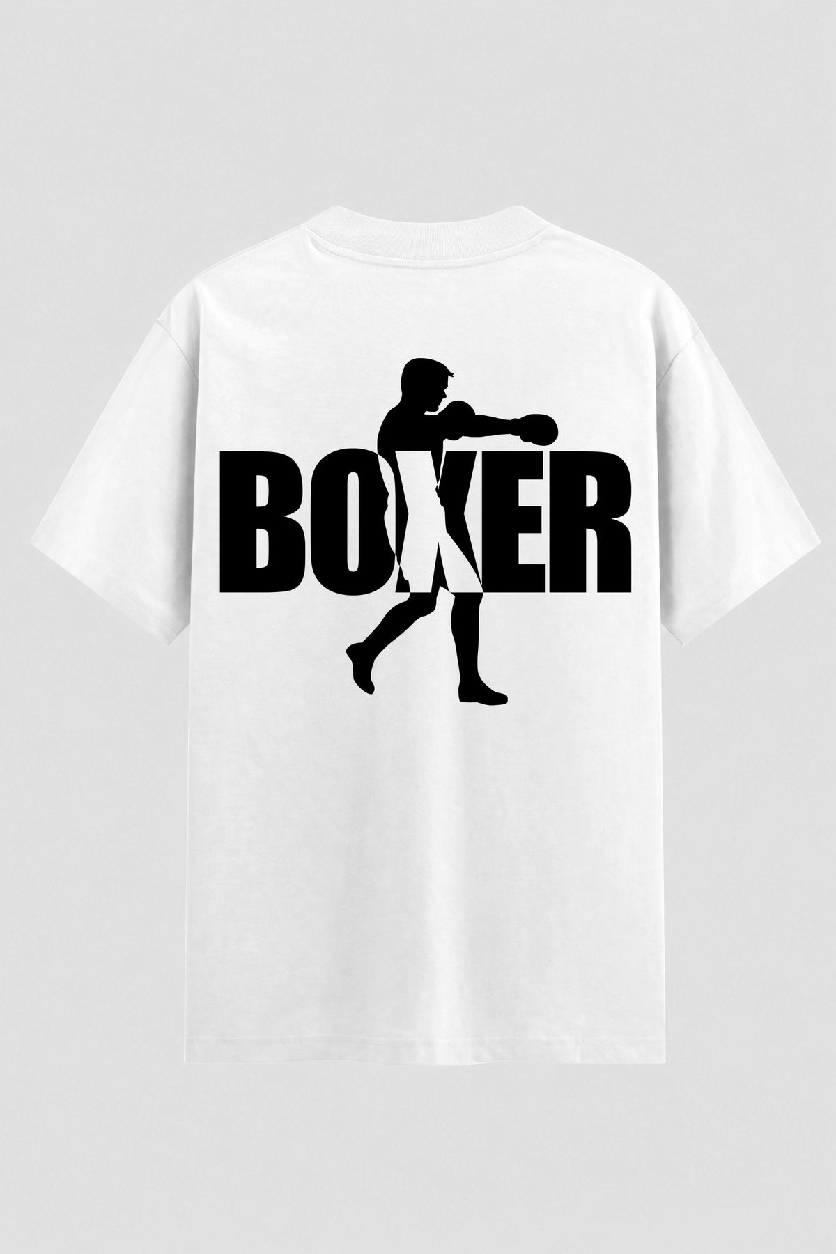 Camiseta Oversized Suedine Boxe Sombra do Lutador