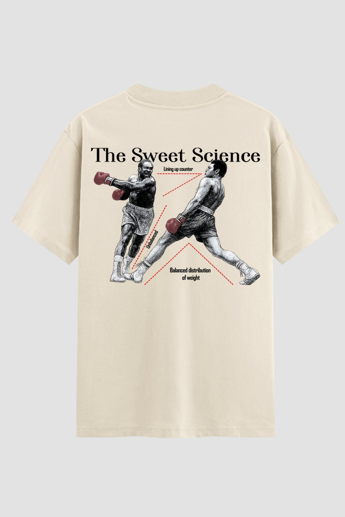 Camiseta Oversized Suedine Boxe The Sweet Science