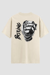 Camiseta Oversized Suedine Boxing Punch – Onfight