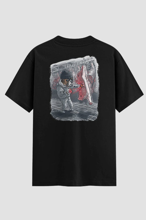Camiseta Oversized Suedine Bulldog Fighter Onfight
