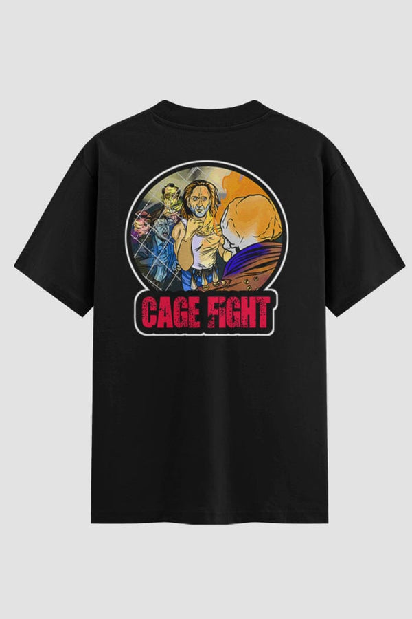 Camiseta Oversized Suedine Cage Fight Onfight