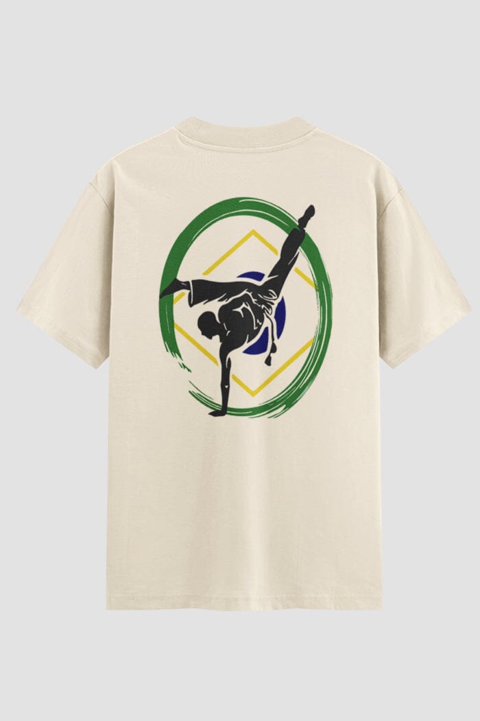 Camiseta Oversized Capoeira Movimento Brasil Oversized Capoeira OnFight 