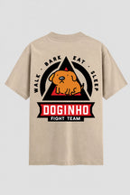 Camiseta Oversized Suedine Doginho Fight Team Onfight